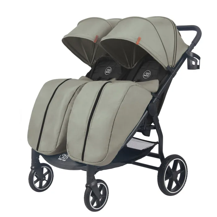 Детская коляска для двойни Sweet Baby Donna, Grey — главный ракурс