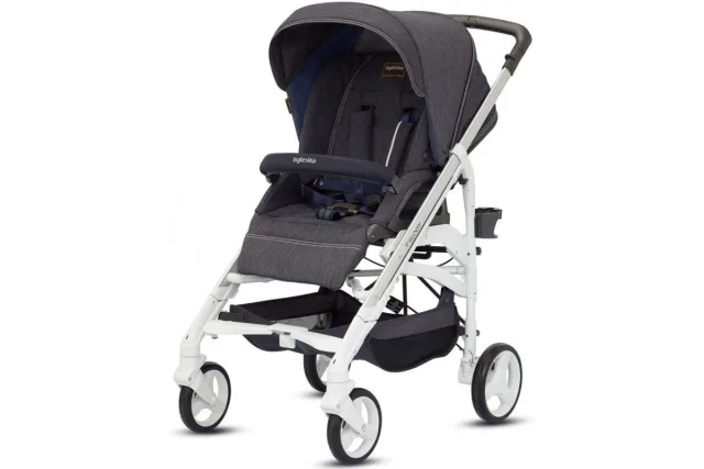 Детская коляска Inglesina Trilogy System 3 в 1 на шасси Trilogy White с цельной ручкой — фото 2
