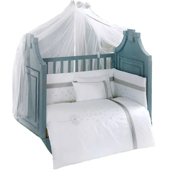 Комплект постельного белья Kidboo Blossom Linen White 6 предметов — главный ракурс