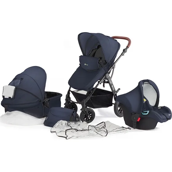 Детская коляска Kinderkraft Moov 3 в 1, Grey — главный ракурс