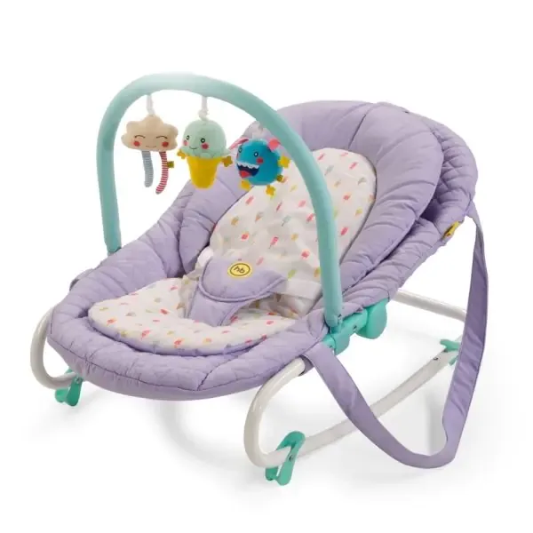 Детский шезлонг Happy Baby Nesty, Blue — главный ракурс