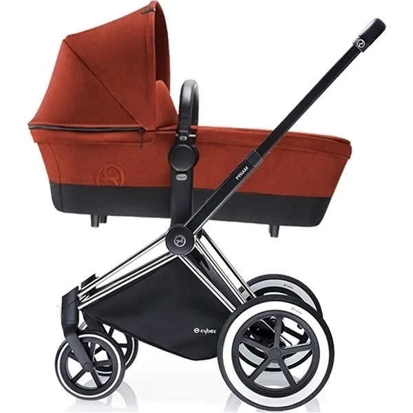 Коляска-люлька для новорожденного Cybex Priam Lux, шасси All Terrain Chrome — главный ракурс