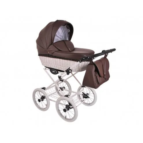 Детская коляска Lonex Retro Ecco Leder 2 в 1 — главный ракурс