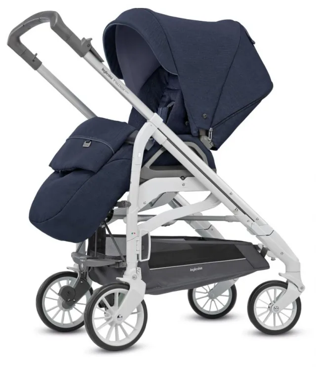 Детская коляска Inglesina Trilogy System Duo 2 в 1 на шасси Trilogy Slate White — фото 6