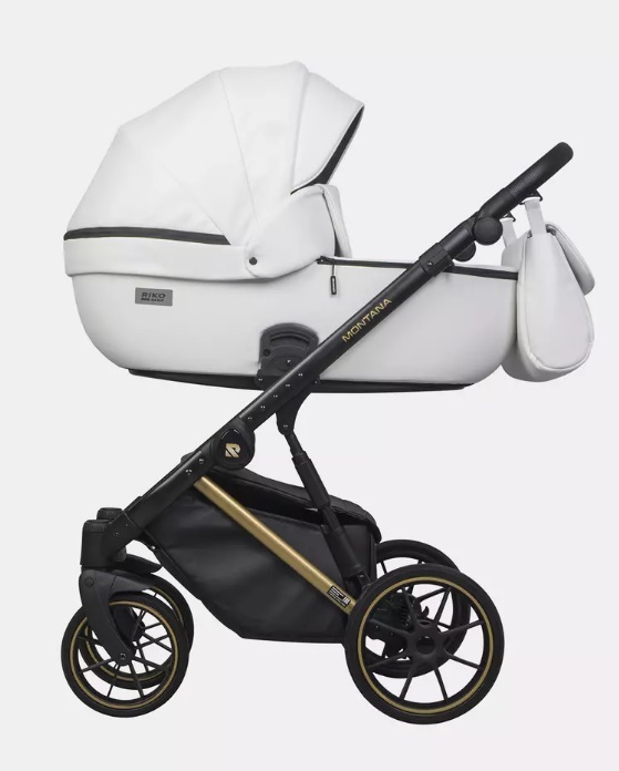 Детская коляска Riko Basic Montana Premium Gold 2 в 1 — фото 2