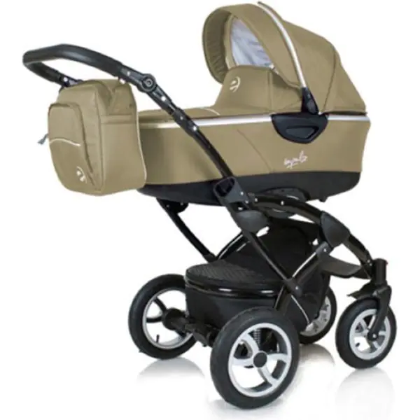 Детская коляска Tutic Impulse 3 в 1, шасси Black, Beige — главный ракурс