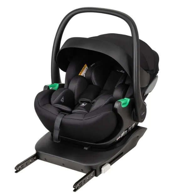Детское автокресло Indigo Techno Isofix I-Size с базой, Серый — главный ракурс