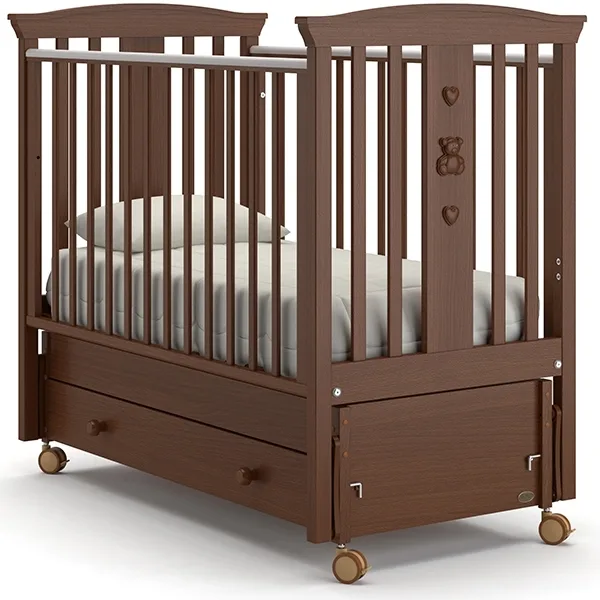 Детская кроватка Nuovita Fasto swing, продольный маятник — фото 3