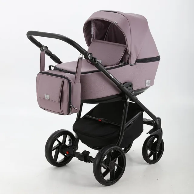 Детская коляска BeBe-Mobile Gusto Deluxe 3 в 1, эко-кожа — фото 13