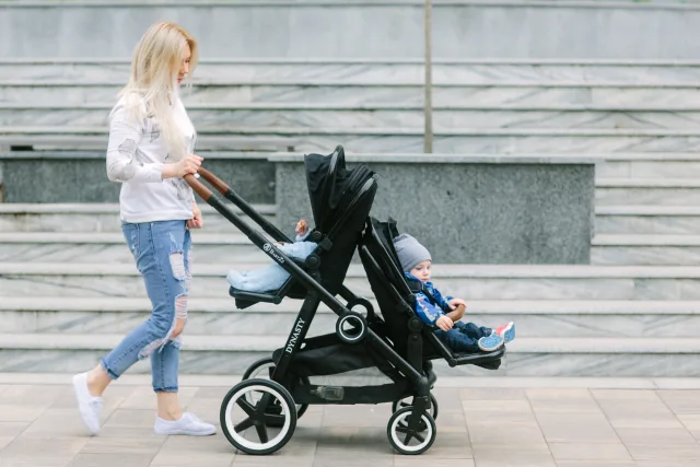 Детская коляска для двойни BabyZz Dynasty 2 в 1 — фото 29
