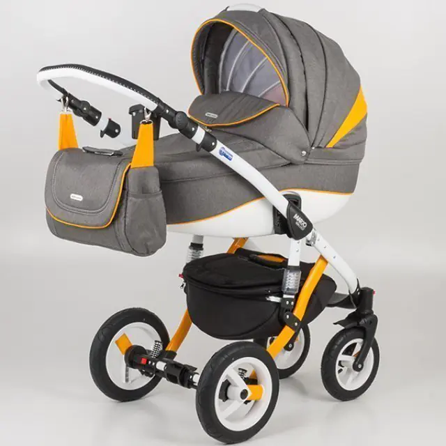 Детская коляска Bebe-Mobile Mario Rainbow Collection 2 в 1 — главный ракурс