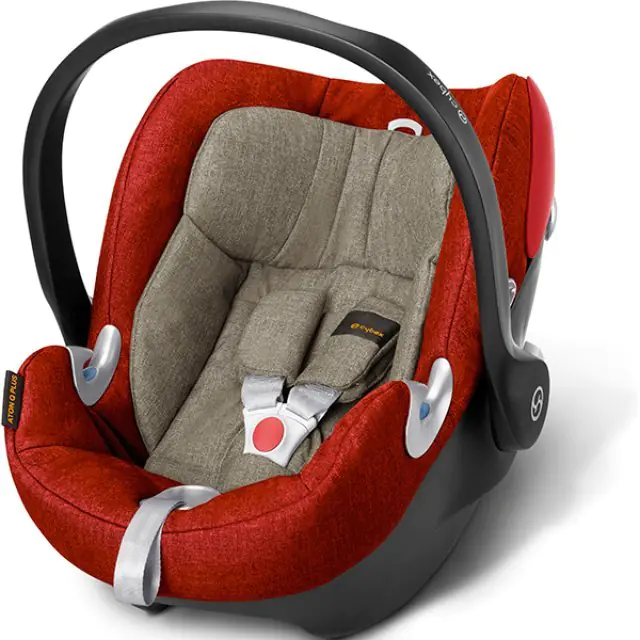 Детское автокресло Cybex Aton Q Plus, Autumn Gold — главный ракурс