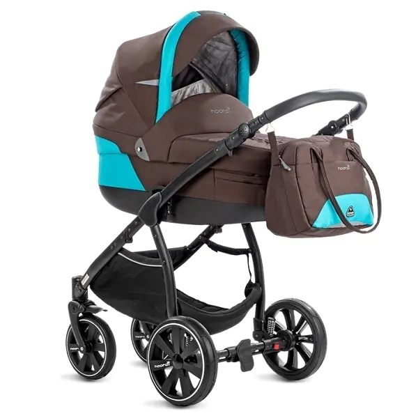 Детская коляска Noordi Polaris 3 в 1, шасси Sport, 650 Moon Rock Sangria — главный ракурс