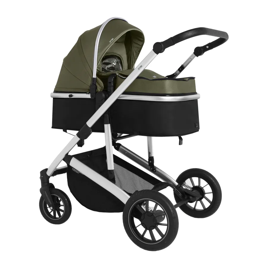 Детская коляска-трансформер Sweet Baby Optima 2 в 1, Black — главный ракурс