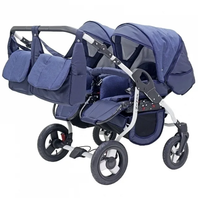 Детская коляска для двойни Teddy (BartPlast) Fenix Duo 2 в 1 — фото 3