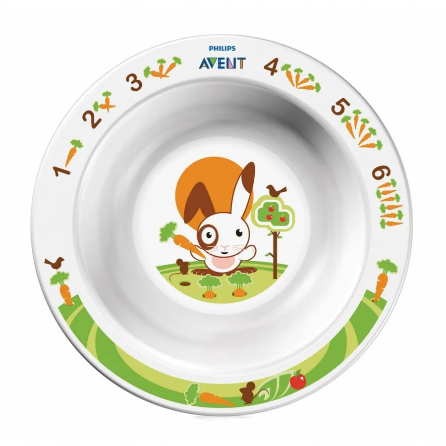 Глубокая тарелка Avent малая  арт.SCF706/00 6 м+ — главный ракурс