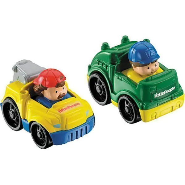FP V2513 Набор машинок Fisher Price Маленькие Человечки 2 шт — главный ракурс
