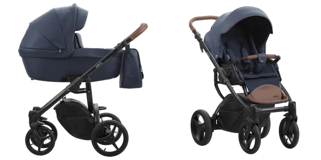 Детская коляска Bebetto Luca Pro 3 в 1, эко-кожа — фото 24