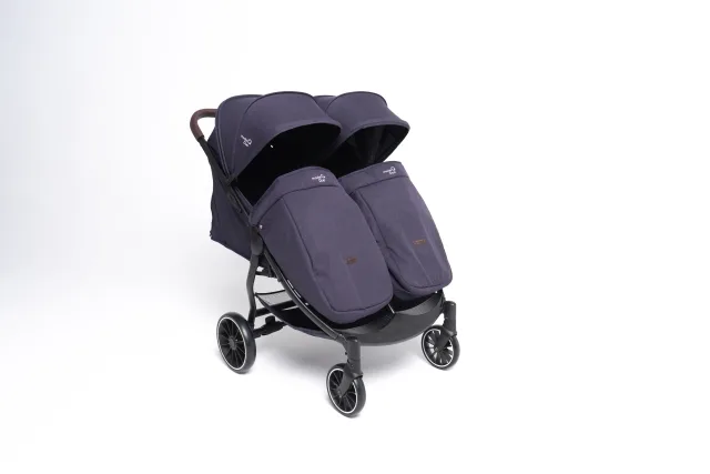 Детская прогулочная коляска для двойни Bubago Model Q Duo — фото 13