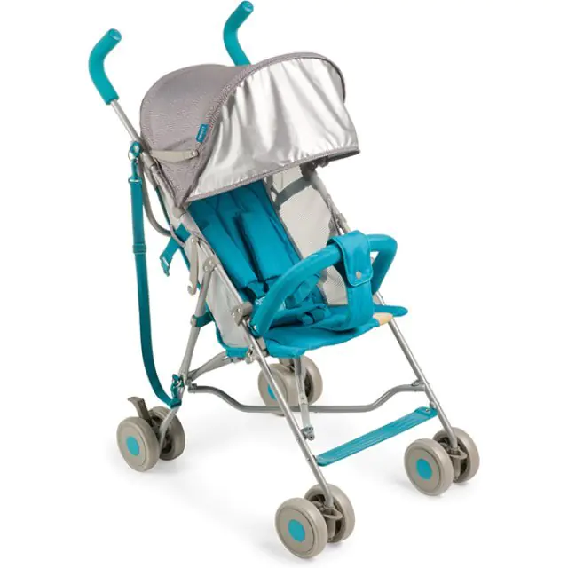 Детская коляска-трость Happy Baby Twiggy, Blue — главный ракурс