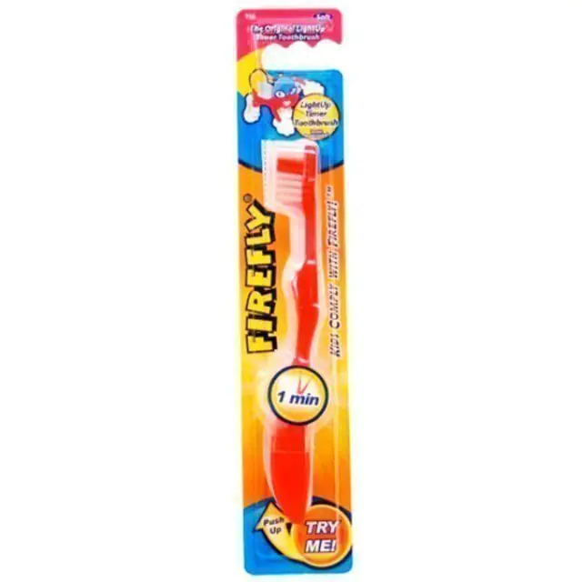 Зубная щетка Dr. Fresh Roxy Kids Firefly Доктор Фреш Рокси Кидс Файрфлай с мигающим таймером, 2 шт. — фото 2