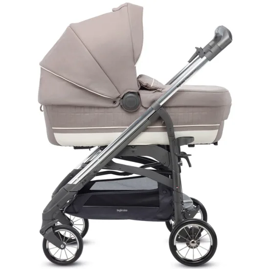 Детская коляска Inglesina Trilogy Plus System Quattro 4 в 1 на шасси Trilogy Plus Chrome Slate — главный ракурс