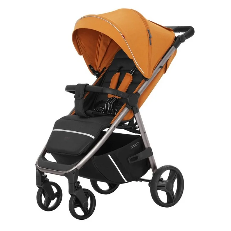Детская прогулочная коляска Carrello Bravo Plus CRL-8512/1 2022, Tiger Orange — главный ракурс