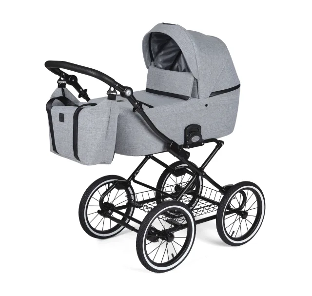 Детская коляска Noordline Nicole Classic Black 2 в 1 — фото 12