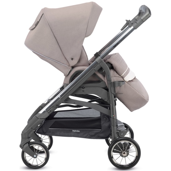 Детская коляска Inglesina Trilogy Plus System Quattro 4 в 1 на шасси Trilogy Plus Chrome Slate — фото 9