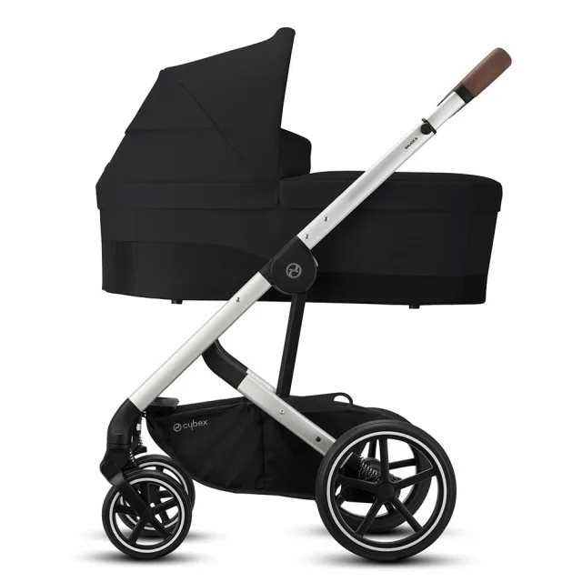 Детская прогулочная коляска Cybex Balios S Lux на серебряной раме — фото 7