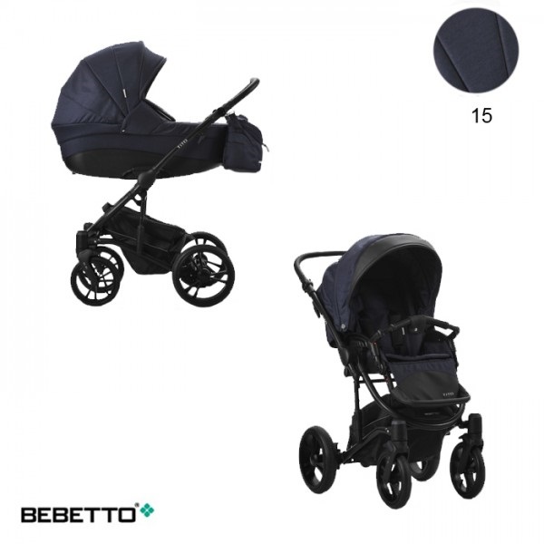 Детская коляска Bebetto Tito Jeans 2 в 1 — фото 17