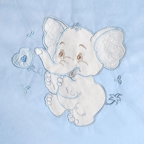 Набор постели в люльку Kids Fashion Elefant, 6 предметов — фото 4