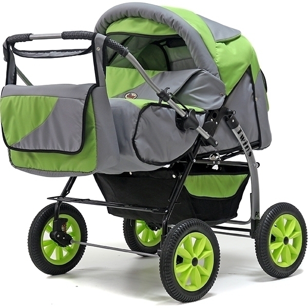 Детская коляска-трансформер для двойни BartPlast Twins PC — фото 3