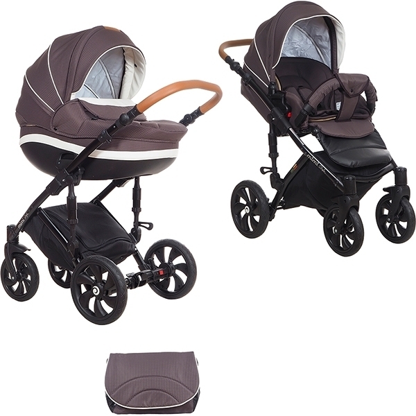 Детская коляска Tutis Mimi Style 2 в 1, ткань+эко-кожа — фото 15