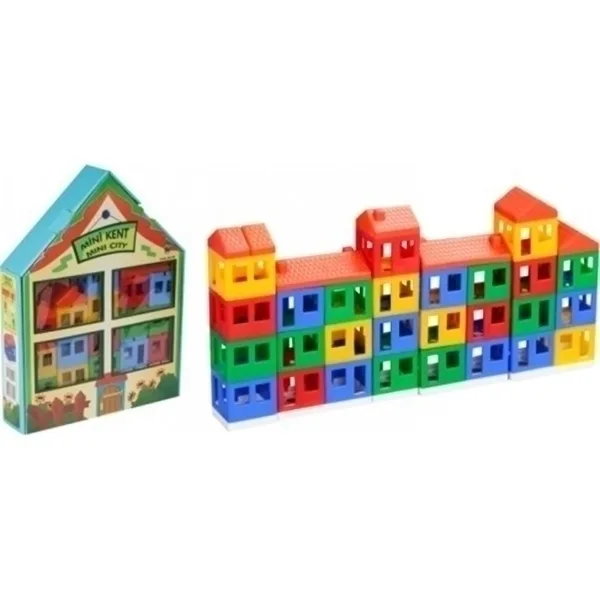 Конструктор Pilsan Mini Town 40 деталей, 03-101, разноцветный — главный ракурс