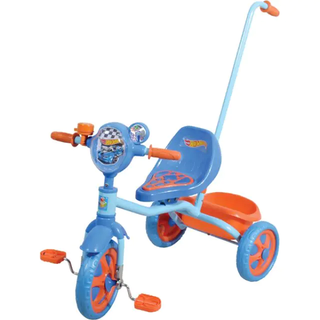 Детский трехколесный велосипед 1Toy 1Той Hot Wheels с ручкой Т57574 — главный ракурс