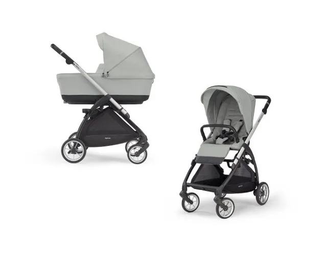 Детская коляска Inglesina Electa System Duo 2 в 1 на шасси Electa Silver Black — фото 5