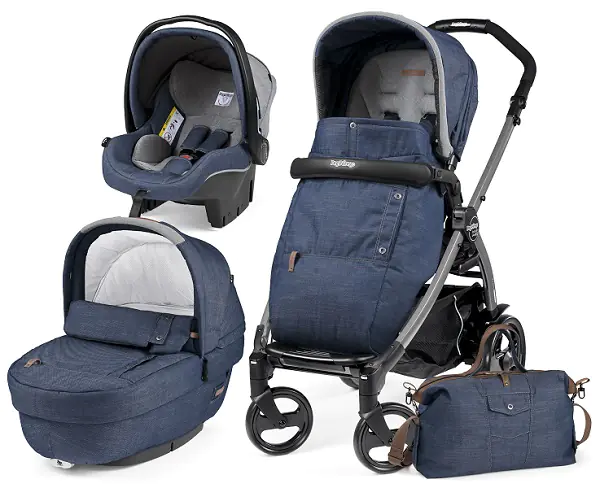 Детская коляска Peg-Perego Book Plus Completo 3 в 1, шасси Jet — главный ракурс