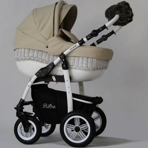 Детская коляска Car-Baby Retro Sport Eco 2 в 1 — главный ракурс