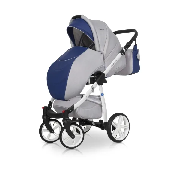 Детская коляска Riko Nano Ecco 3 в 1, экокожа — фото 5