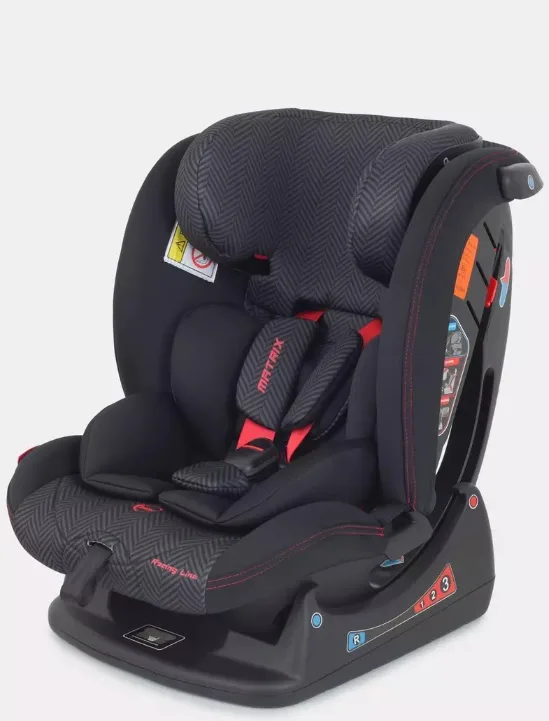 Детское автокресло Rant Matrix Racing Line, black — главный ракурс