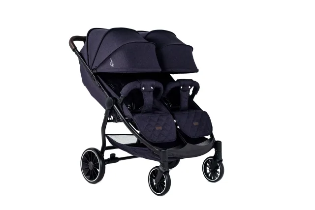 Детская прогулочная коляска для двойни Bubago Model Q Duo — фото 22