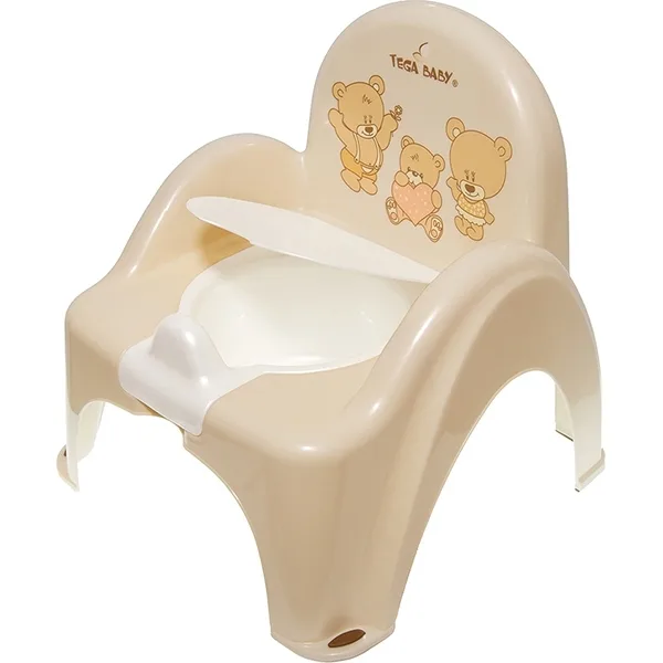 Детский горшок-стульчик Tega Baby Мишка, Beige - Бежевый — главный ракурс