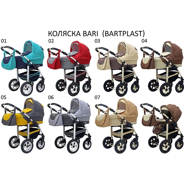 Детская коляска BartPlast Bari 2 в 1 — фото 3