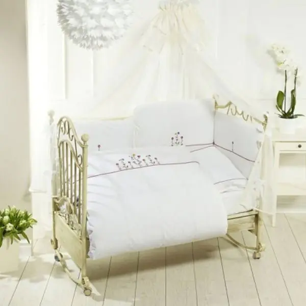 Комплект постельного белья Feretti Vintage Flowers 3 предметa, Bianco — главный ракурс