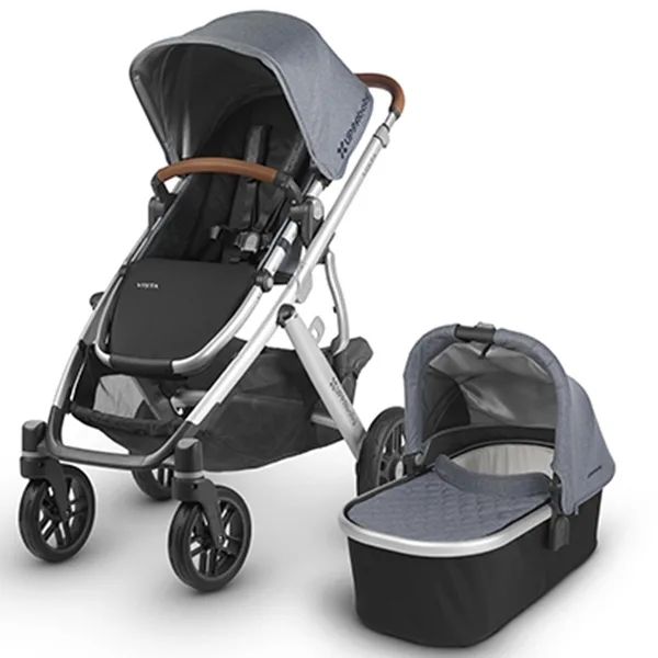 Детская коляска для погодок UPPAbaby Vista 2018 2 в 1, Black — главный ракурс