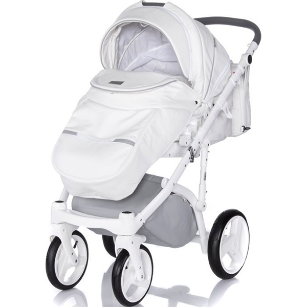 Детская коляска BeBe-Mobile Ravenna Deluxe 2 в 1, эко-кожа — фото 2