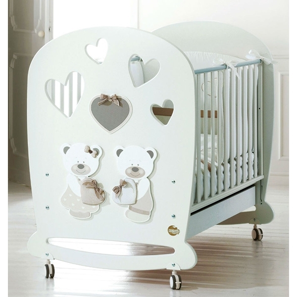 Детская кроватка Baby Expert Bon Bon, колесо + качалка — фото 4