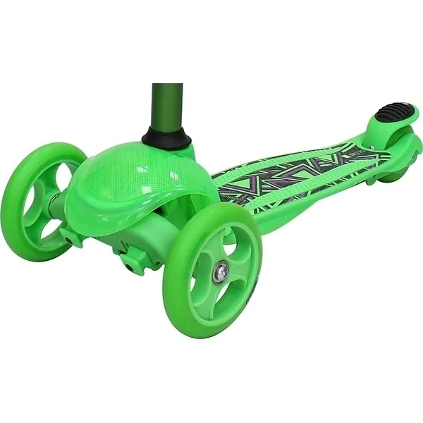 Трехколесный самокат Y-Scoo RT Trio Diamond 120 Kaleidoscope со светящейся платформой — фото 11