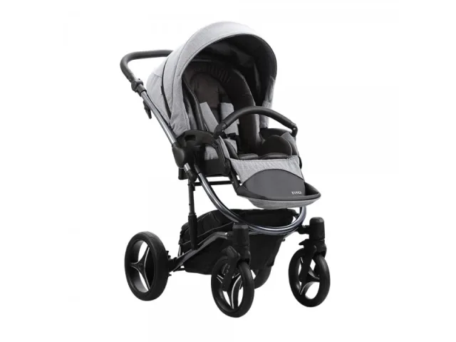 Детская коляска Bebetto Tito Premium Class Dark 3 в 1 — фото 3